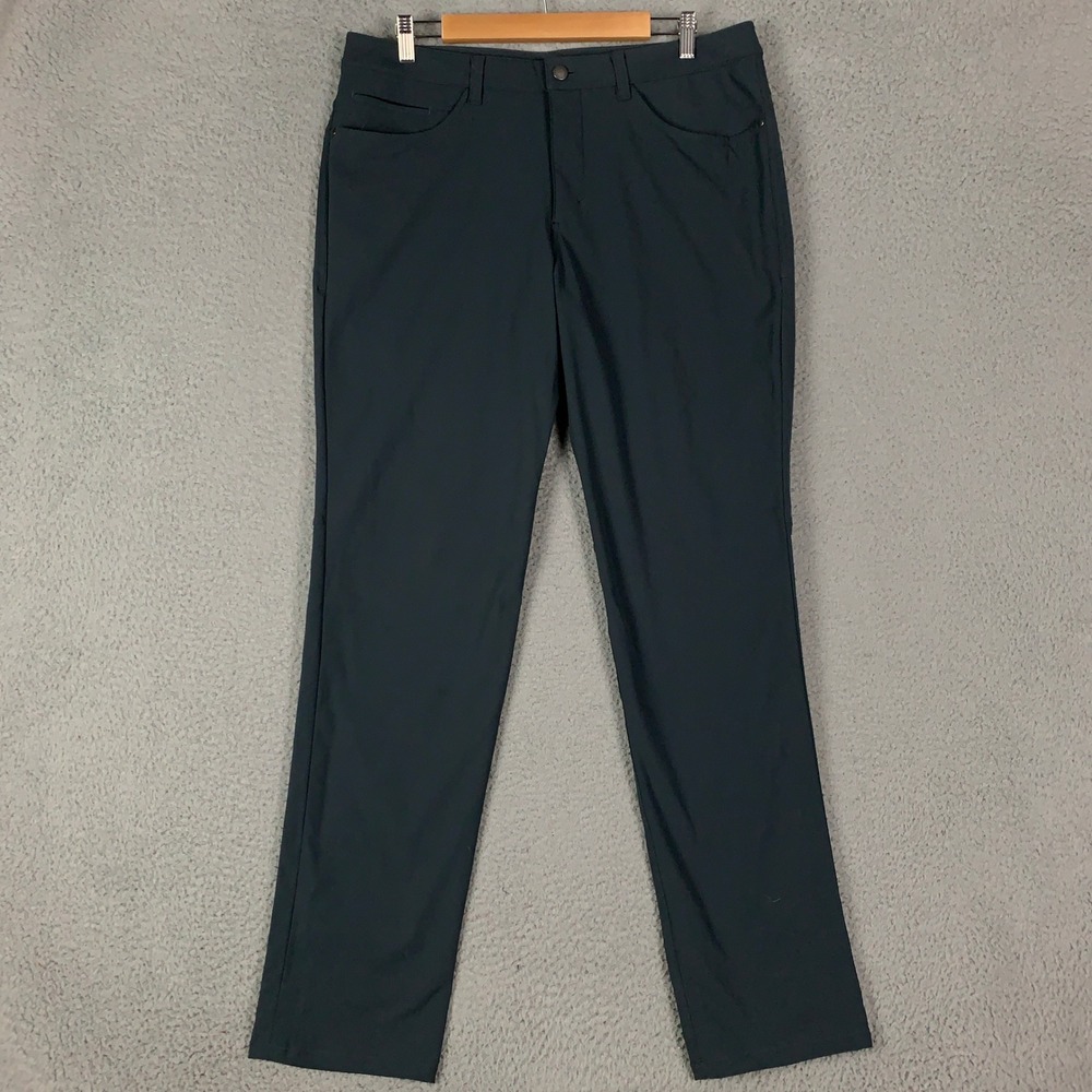 Lululemon ABC Pant Men's 34 Dark Gray Slim Warpstreme Performance Casual Chino